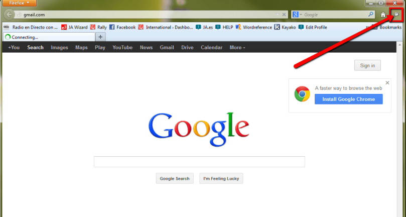 Símbolo de Notificación con sonido de Firefox