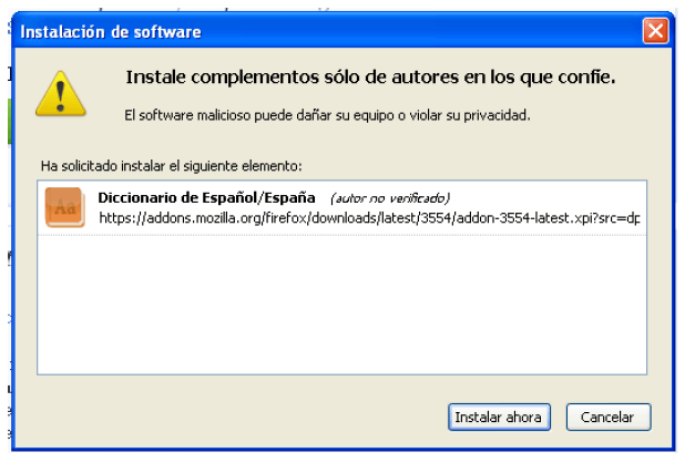 Instalar software