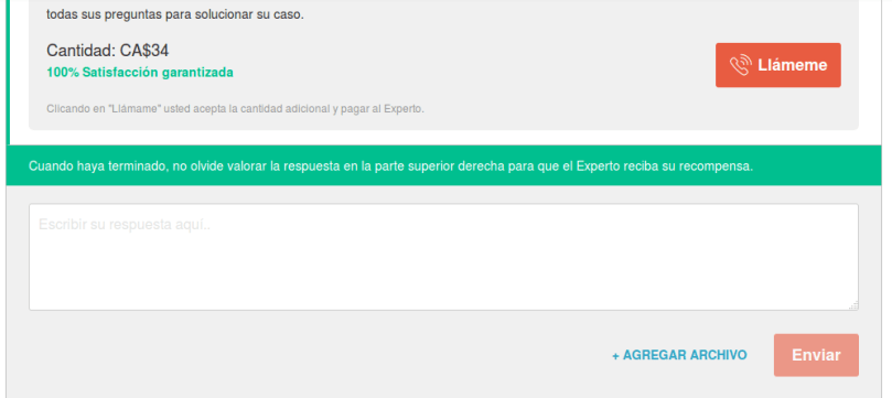 La llamada de JustAnswer 01