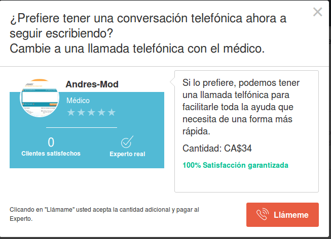 La llamada de JustAnswer 02